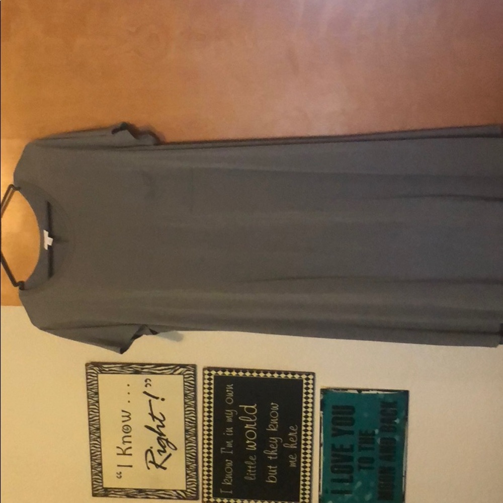 All grey lularoe Carly xl